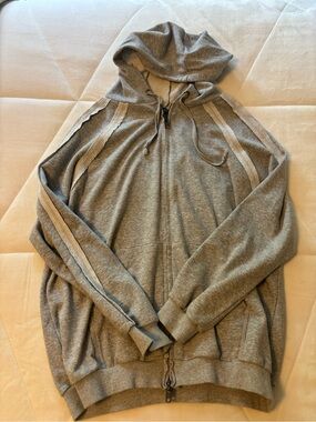 Oversized Grey Zip-Up
